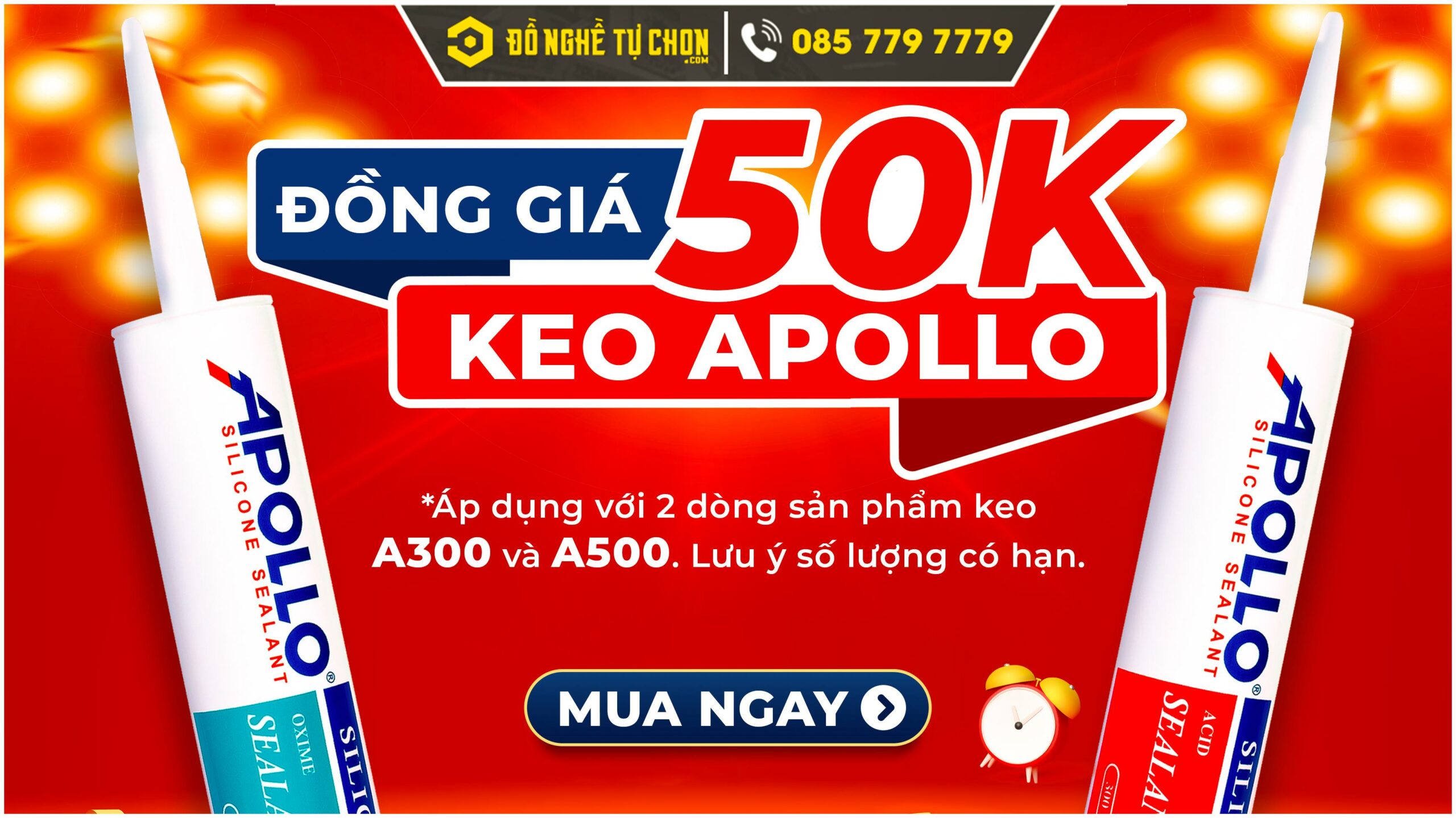 Đồng giá 50k Keo Silicone Apollo
